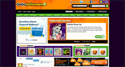 Desktop Screenshot of gogohalloweengames.com